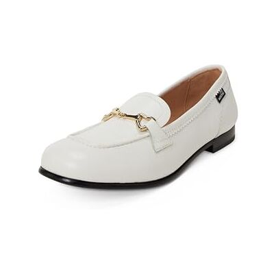 Love Moschino Damen Fahrer-Slipper, Weiß, 38 EU Love Moschino Damen Fahrer-Slipper, Weiß, 38 EU