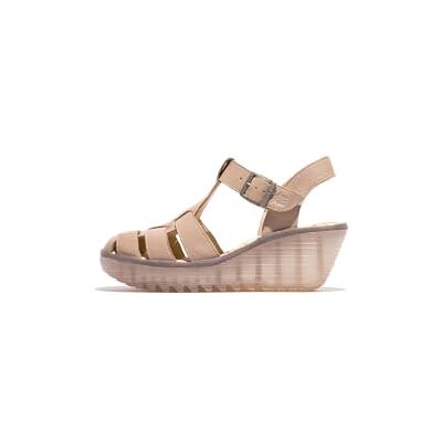 FLY London YERU619FLY, Sandal Women's Fashion Shoes, TAUPE, 39 FLY London YERU619FLY, Sandal Women's Fashion Shoes, TAUPE, 39