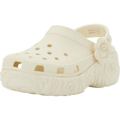 Crocs ,Damen,Classic Platform Bloom Clog,Summit White,37-38 Crocs ,Damen,Classic Platform Bloom Clog,Summit White,37-38