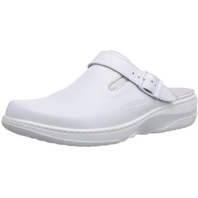 Fischer Markenschuh Fischer Manuela 19085, Damen Clogs, Weiß (Weiß 111), 41 EU (7 UK) Fischer Markenschuh Fischer Manuela 19085, Damen Clogs, Weiß (Weiß 111), 41 EU (7 UK)