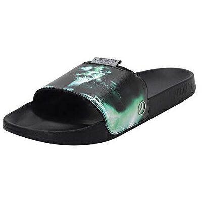 Puma Unisex Mapf1 Graphic Leadcat FTR Slide Sandalen, Schwarz, 43 EU Puma Unisex Mapf1 Graphic Leadcat FTR Slide Sandalen, Schwarz, 43 EU