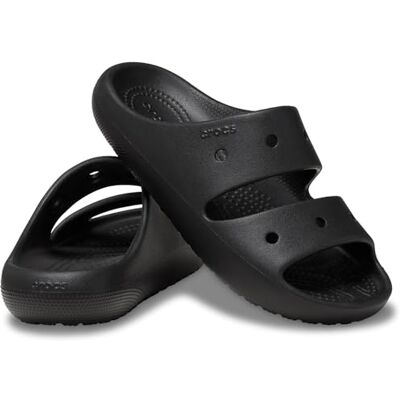 Crocs Unisex Kinder Classic Sandal v2 K Sandalen, Black, 38/39 EU Crocs Unisex Kinder Classic Sandal v2 K Sandalen, Black, 38/39 EU