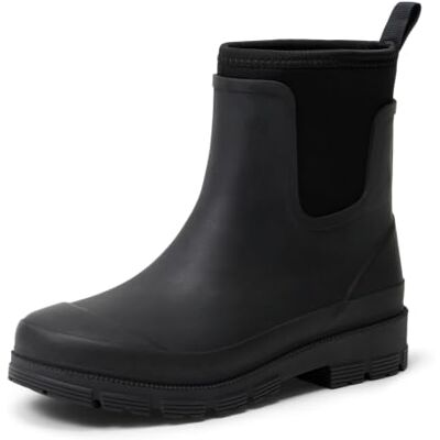 Amazon Damen Wasserdichte Chelsea-Stiefelette-Regenstiefel, Schwarz, 39.5 EU Amazon Damen Wasserdichte Chelsea-Stiefelette-Regenstiefel, Schwarz, 39.5 EU