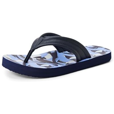 Amazon Unisex Kinder Flip-Flop mit Zehentrenner, Navy Sharks, 34 EU Amazon Unisex Kinder Flip-Flop mit Zehentrenner, Navy Sharks, 34 EU