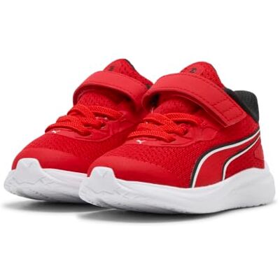 Puma Skyrocket 2 AC+ Inf, Unisex-Kinder-Turnschuhe 0-24, für alle Zeiten, Red Black White, 23 EU Puma Skyrocket 2 AC+ Inf, Unisex-Kinder-Turnschuhe 0-24, für alle Zeiten, Red Black White, 23 EU