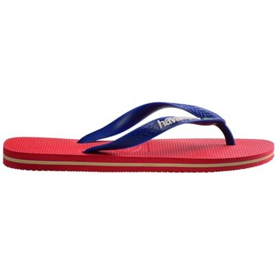 Havaianas Brasil Logo, ikonische, bequeme und langlebige Badelatschen mit Brasilien- Flagge und rutschfester Sohle mit farbigen Streifen, Unisex-Erwachsene Havaianas Brasil Logo, ikonische, bequeme und langlebige Badelatschen mit Brasilien- Flagge und rutschfester Sohle mit farbigen Streifen, Unisex-Erwachsene