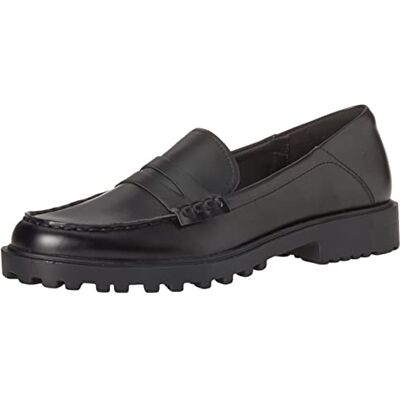 Amazon Damen Konstruierter Loafer, Schwarz, 37.5 EU Amazon Damen Konstruierter Loafer, Schwarz, 37.5 EU