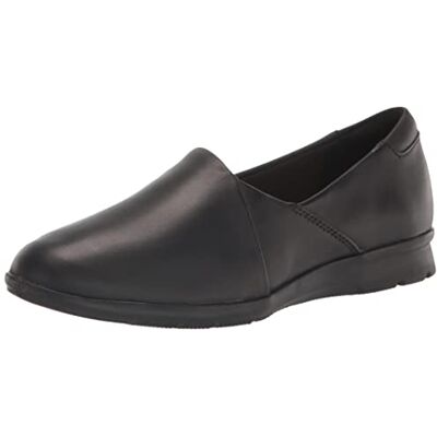 Clarks Damen Jenette Grace Slipper, Schwarz Leder, 39 EU Clarks Damen Jenette Grace Slipper, Schwarz Leder, 39 EU