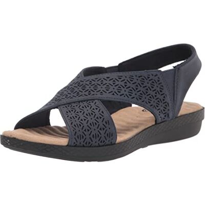Easy Street Damen Claudia Keilsandale, Marineblau, 37.5 EU Easy Street Damen Claudia Keilsandale, Marineblau, 37.5 EU