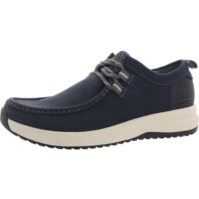 Clarks - Wellman Moc Boot für Herren, Kolorit Navy Leather, Größe: 41.5 EU Clarks - Wellman Moc Boot für Herren, Kolorit Navy Leather, Größe: 41.5 EU