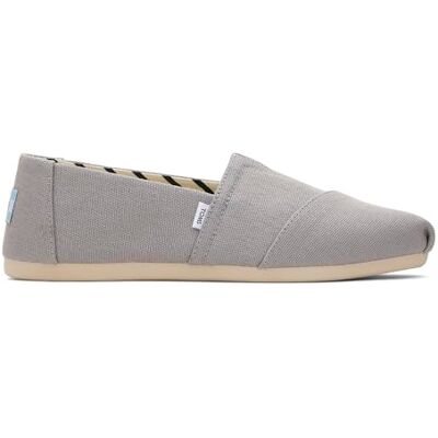 TOMS Damen Espadrille, Drizzle Grey Recyceltes Baumwollleinen, 37.5 EU TOMS Damen Espadrille, Drizzle Grey Recyceltes Baumwollleinen, 37.5 EU