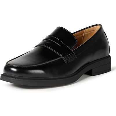 Amazon Herren Mokassins mit Kleidern, Schwarz Kunstleder, 39.5 EU Amazon Herren Mokassins mit Kleidern, Schwarz Kunstleder, 39.5 EU