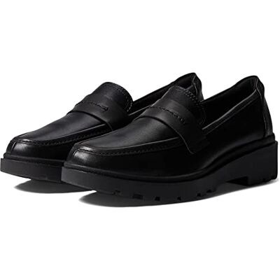 Clarks Damen Calla Ease Flacher Slipper, Schwarz Leder, 38.5 EU Weit Clarks Damen Calla Ease Flacher Slipper, Schwarz Leder, 38.5 EU Weit
