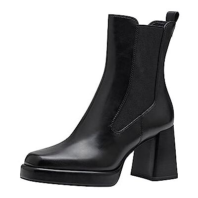 Tamaris Damen Chelsea Boots Vegan Blockabsatz; BLACK MATT/schwarz; 40 EU Tamaris Damen Chelsea Boots Vegan Blockabsatz; BLACK MATT/schwarz; 40 EU
