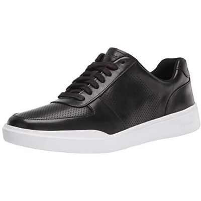 Cole Haan Herren Grand Crosscourt Moderner perforierter Sneaker, Schwarz, 43.5 EU Cole Haan Herren Grand Crosscourt Moderner perforierter Sneaker, Schwarz, 43.5 EU