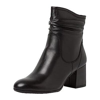 Tamaris COMFORT Damen Stiefeletten mit Absatz aus Wildleder Blockabsatz Comfort Fit, Schwarz (Black Nappa), 41 EU Tamaris COMFORT Damen Stiefeletten mit Absatz aus Wildleder Blockabsatz Comfort Fit, Schwarz (Black Nappa), 41 EU