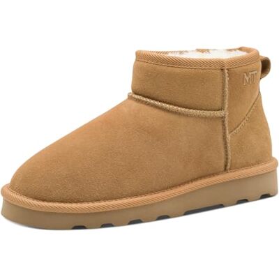 MARCO TOZZI Damen Stiefeletten aus Leder Bequem, Braun (Cognac), 39 EU MARCO TOZZI Damen Stiefeletten aus Leder Bequem, Braun (Cognac), 39 EU