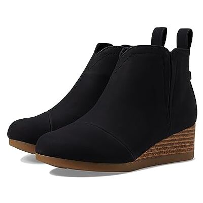 TOMS Girl's Clare Boot, Black Pu Nubuck Faux Leather, 11.5 UK Child TOMS Girl's Clare Boot, Black Pu Nubuck Faux Leather, 11.5 UK Child