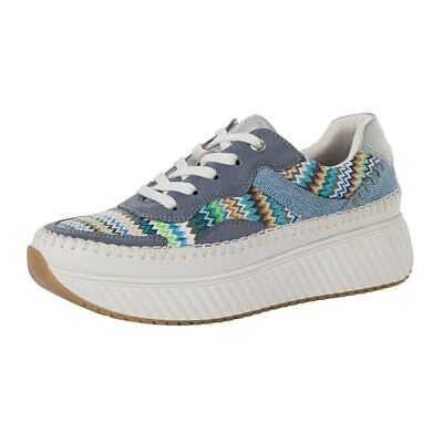 MARCO TOZZI Damen Sneaker flach mit Schnürsenkeln Chunky-Sohle, Weiß (White Comb), 40 EU MARCO TOZZI Damen Sneaker flach mit Schnürsenkeln Chunky-Sohle, Weiß (White Comb), 40 EU