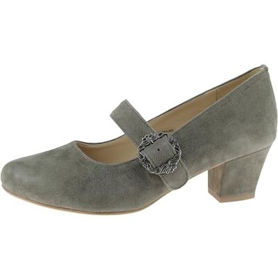 Hirschkogel Damen Trachten Pumps, Anthrazit, 38 EU Hirschkogel Damen Trachten Pumps, Anthrazit, 38 EU