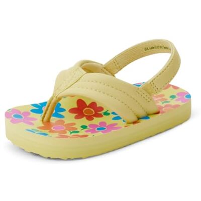 Amazon Unisex Kinder Flip-Flop mit Fersenriemen, Gelbe Blume, 24 EU Amazon Unisex Kinder Flip-Flop mit Fersenriemen, Gelbe Blume, 24 EU