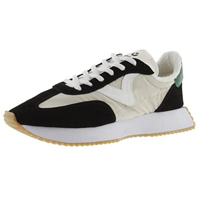 Victoria Low-Top Cosmos Nylon & Farbige & Spaltleder Teile & Gezahnte Sohle 1134100 für Damen GRIS 40 Victoria Low-Top Cosmos Nylon & Farbige & Spaltleder Teile & Gezahnte Sohle 1134100 für Damen GRIS 40