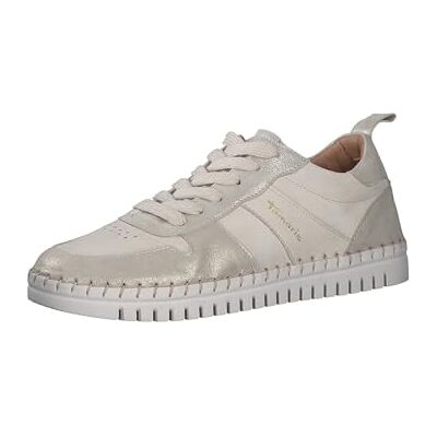 Tamaris Damen Schnürschuhe Leder; Champagne Combined/beige; 38 EU Tamaris Damen Schnürschuhe Leder; Champagne Combined/beige; 38 EU