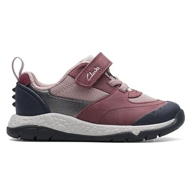 Clarks Jungen Mädchen SteggyStrideT. Ballerinas, Berry Leather, 21 EU Clarks Jungen Mädchen SteggyStrideT. Ballerinas, Berry Leather, 21 EU