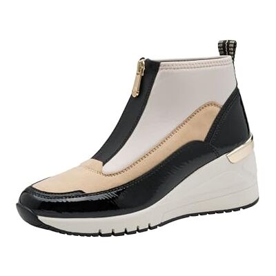 MARCO TOZZI Damen 2-24714-45 Sneaker, Cream/Black, 39 EU MARCO TOZZI Damen 2-24714-45 Sneaker, Cream/Black, 39 EU