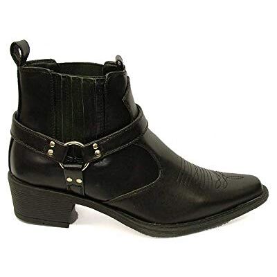 US Brass Cowboystiefel von , in Hellbraun, Braun und Schwarz, Schwarz schwarz Größe: 42 EU US Brass Cowboystiefel von , in Hellbraun, Braun und Schwarz, Schwarz schwarz Größe: 42 EU