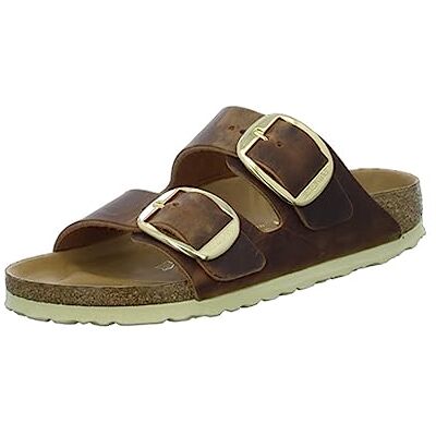 Birkenstock Damen Arizona Big Buckle Peeptoe Sandalen, Braun (antique brown), 41 EU Birkenstock Damen Arizona Big Buckle Peeptoe Sandalen, Braun (antique brown), 41 EU