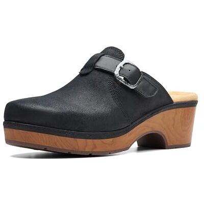 Clarks Paizlee Nora Hausschuh, Schwarzes Wildleder, 40 EU Clarks Paizlee Nora Hausschuh, Schwarzes Wildleder, 40 EU