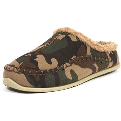 Deer Stags Bequeme Hausschuhe für Herren, Camouflage, 43 EU Deer Stags Bequeme Hausschuhe für Herren, Camouflage, 43 EU