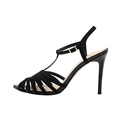 caspio Damen Leder Sandalette, Schwarz, 36 EU caspio Damen Leder Sandalette, Schwarz, 36 EU