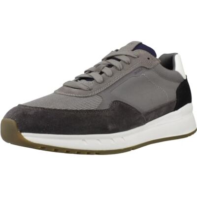 Geox Branthon Wildleder- und Stoff-Schnürschuhe - Trainers Geox Branthon Wildleder- und Stoff-Schnürschuhe - Trainers
