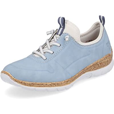 Rieker Damen Slipper N4285-10 blau Gr. 36 Rieker Damen Slipper N4285-10 blau Gr. 36