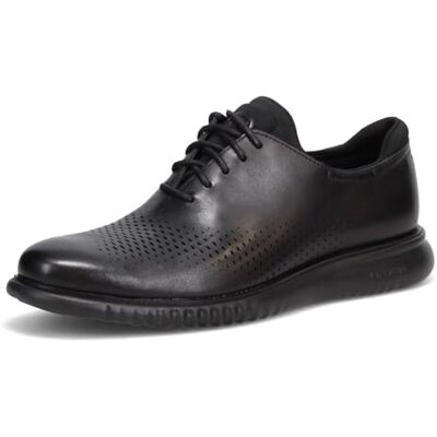 Cole Haan Men's 2.Zerogrand LSR Wing Oxford, Black Leather, 47-W EU Cole Haan Men's 2.Zerogrand LSR Wing Oxford, Black Leather, 47-W EU