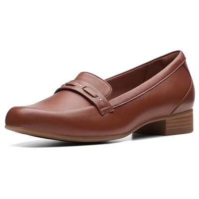 Clarks Damen Juliet Bay Slipper, Hellbraunes Leder, 37 EU Clarks Damen Juliet Bay Slipper, Hellbraunes Leder, 37 EU