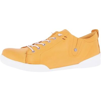 Andrea Conti Damen Slipper Halbschuh bequem sportlich Stretcheinsatz 0345724, Größe:38 EU, Farbe:Gelb Andrea Conti Damen Slipper Halbschuh bequem sportlich Stretcheinsatz 0345724, Größe:38 EU, Farbe:Gelb