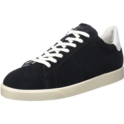 Ecco Herren Street Lite M Shoe, Black Black White, 47 EU Ecco Herren Street Lite M Shoe, Black Black White, 47 EU