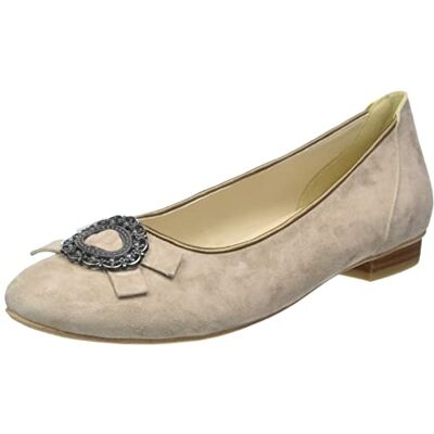 Hirschkogel Damen 3007819 Ballerinas, Taupe, 36 EU Hirschkogel Damen 3007819 Ballerinas, Taupe, 36 EU