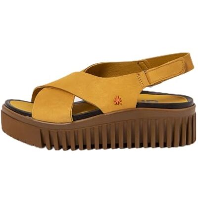 ART Damen 1574 Brighton Flache Sandale, Honig, 40 EU ART Damen 1574 Brighton Flache Sandale, Honig, 40 EU