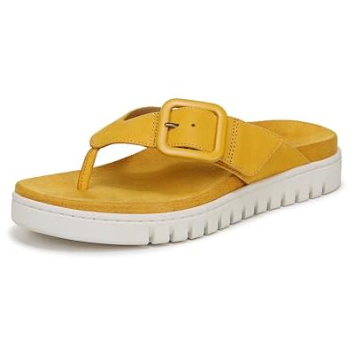 Vionic Women's Uptown Marin Flip-Flop, Daffodil Nubuck, 42 EU Vionic Women's Uptown Marin Flip-Flop, Daffodil Nubuck, 42 EU