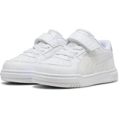 Puma CAVEN III Holo 2.0 AC+ INF Sneaker für Mädchen, Weiß-Rosy Outlook, Silber, 4.5 UK-Kinder Puma CAVEN III Holo 2.0 AC+ INF Sneaker für Mädchen, Weiß-Rosy Outlook, Silber, 4.5 UK-Kinder