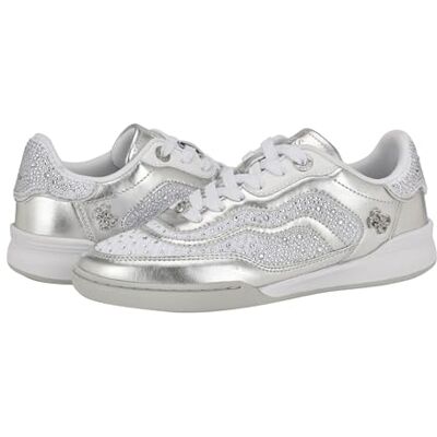 Guess Damen Pritie Sneaker, Silver Rhinestone 040, 42 EU Guess Damen Pritie Sneaker, Silver Rhinestone 040, 42 EU