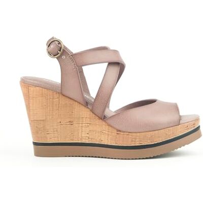 CHATTAWAK Damen 9HELOISATAUPE37 Sandalen mit Absatz, Taupe, 37 EU, taupe, 37 EU CHATTAWAK Damen 9HELOISATAUPE37 Sandalen mit Absatz, Taupe, 37 EU, taupe, 37 EU
