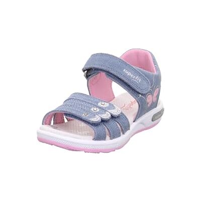 Superfit Mädchen Emily Sandale, Blau Rosa 8020, 25 EU Superfit Mädchen Emily Sandale, Blau Rosa 8020, 25 EU