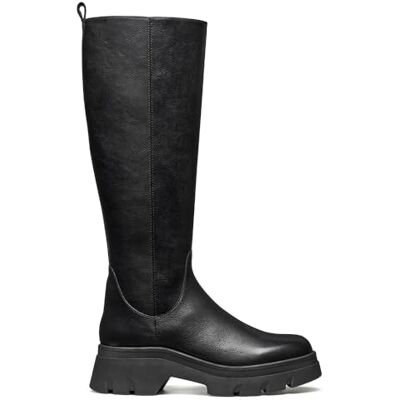 Geox Damen D PLUETTE Knee High Boot, Black, 39 EU Geox Damen D PLUETTE Knee High Boot, Black, 39 EU