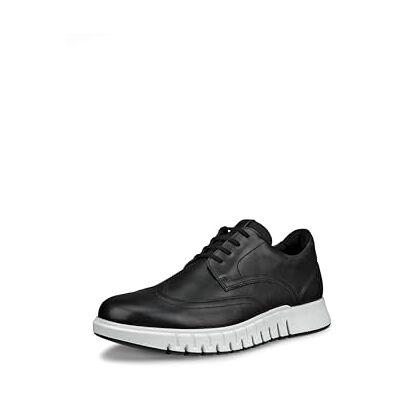 Ecco Gruuv Studio Wingtip Sneaker für Herren, Schwarz/Schwarz, 5-5.5 Ecco Gruuv Studio Wingtip Sneaker für Herren, Schwarz/Schwarz, 5-5.5