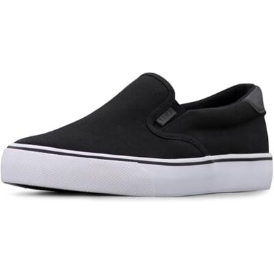 Lugz Damen Clipper Classic Slip-on Canvas Sneaker, Schwarz Weiß Schwarz, 37.5 EU Lugz Damen Clipper Classic Slip-on Canvas Sneaker, Schwarz Weiß Schwarz, 37.5 EU